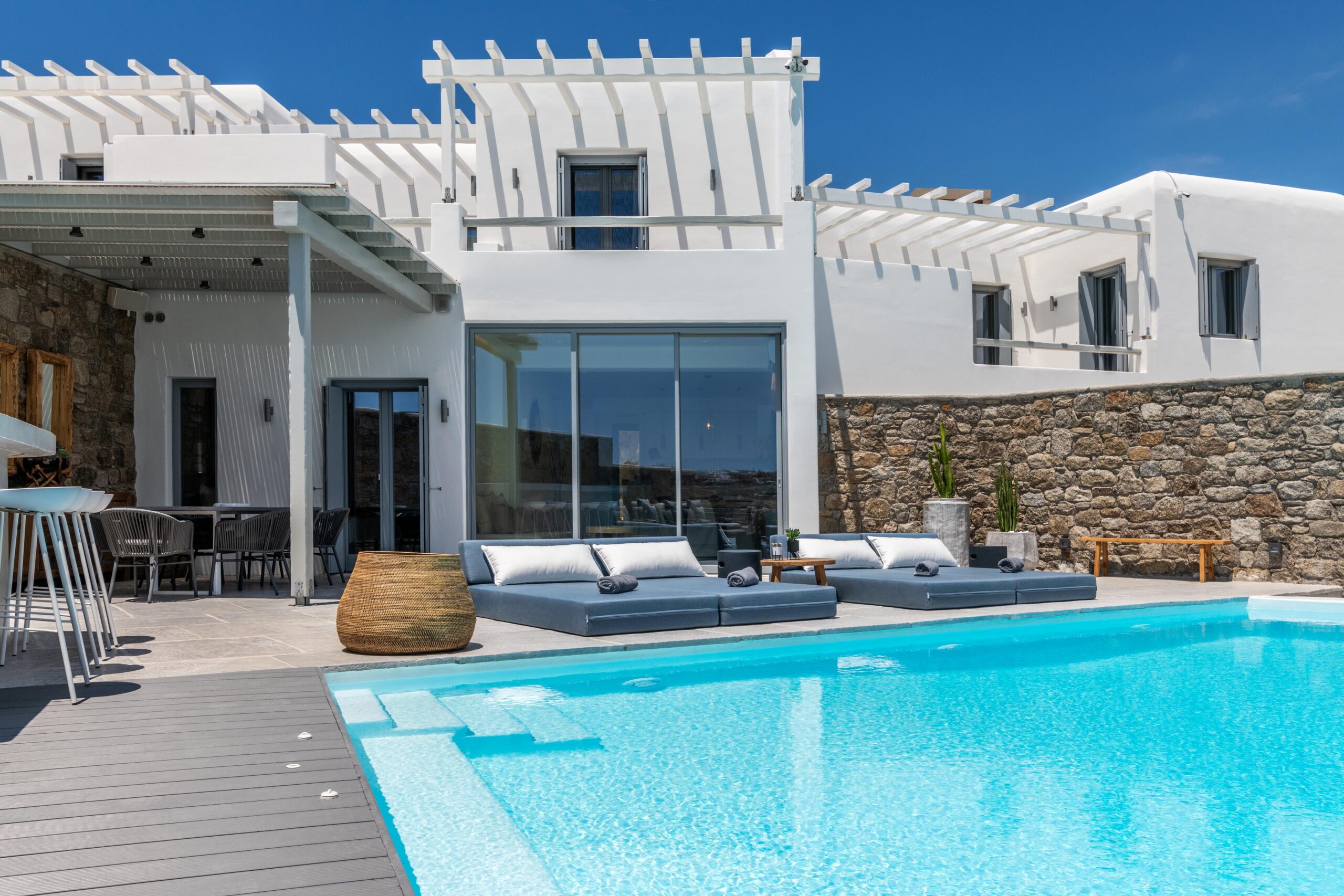 experience villas mykonos - private pool