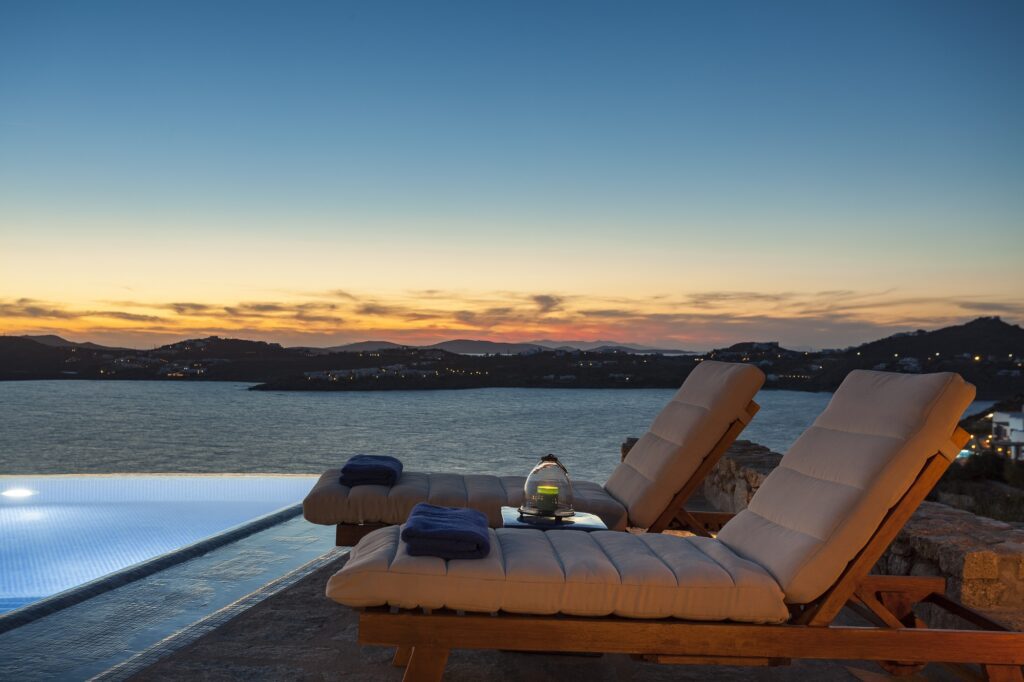 best accommodations mykonos - melina villa pool - villas mykonos