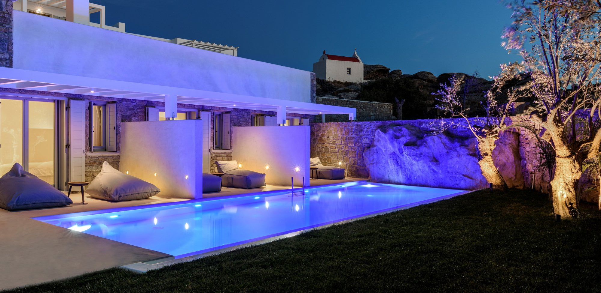millionaires villa - luxurious villa mykonos - mykonos rent pool