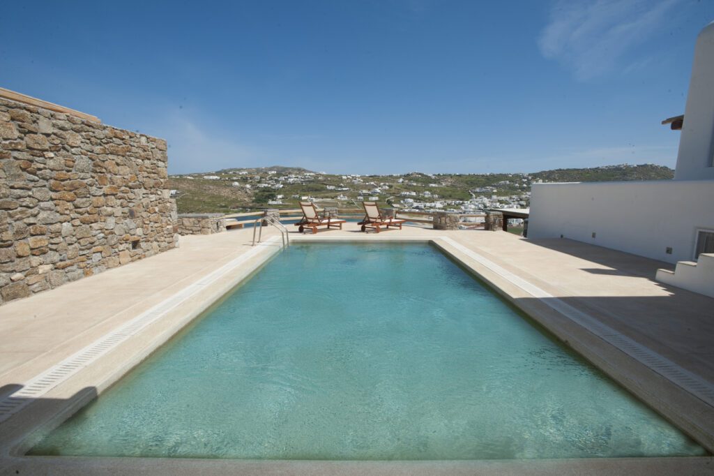 seaside villa Cyclades - neptune villa