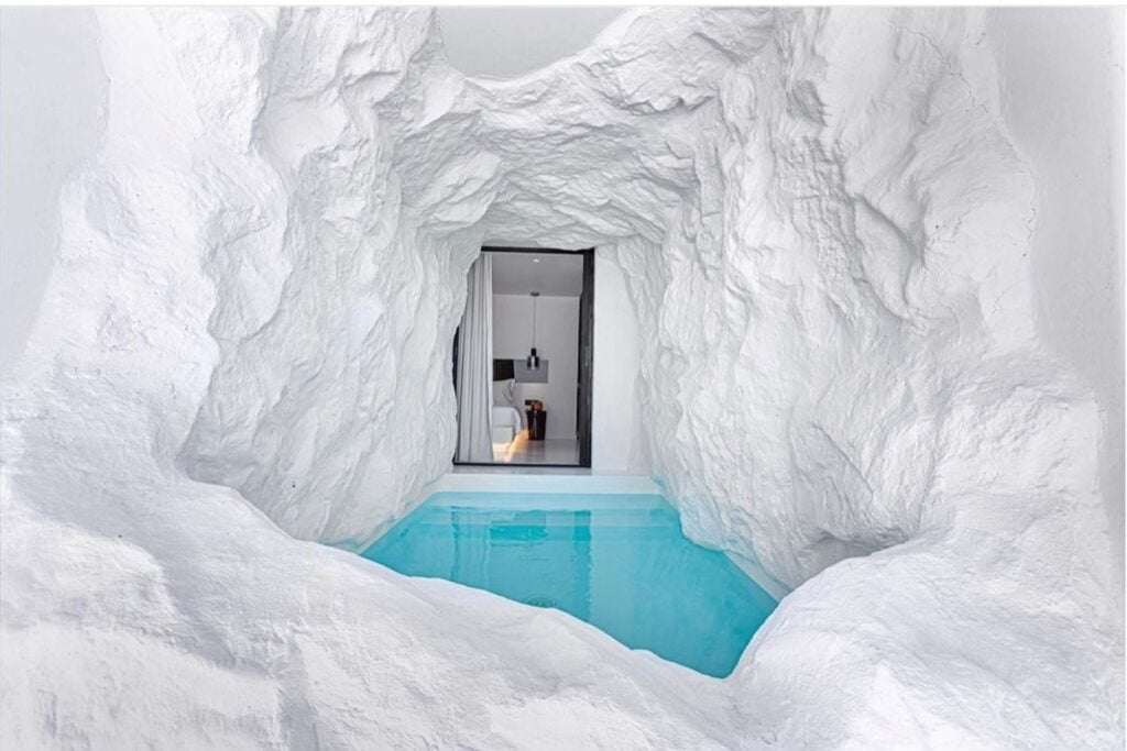 Mykonos best hotels tagoo black suites cave