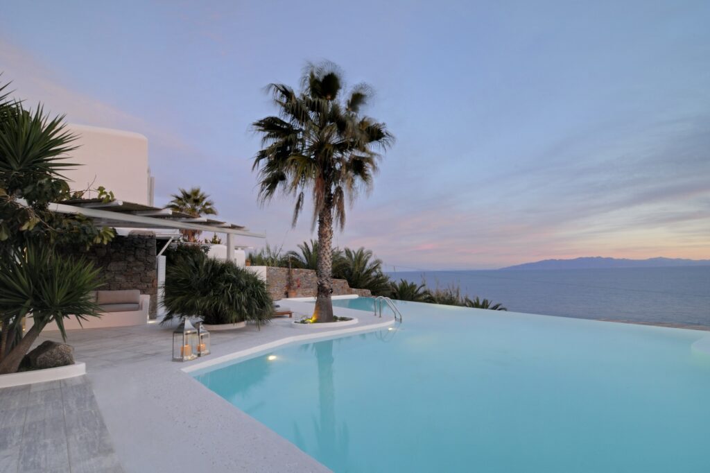 opulent villa Mykonos Mano - villas mykonos rent - luxury pool