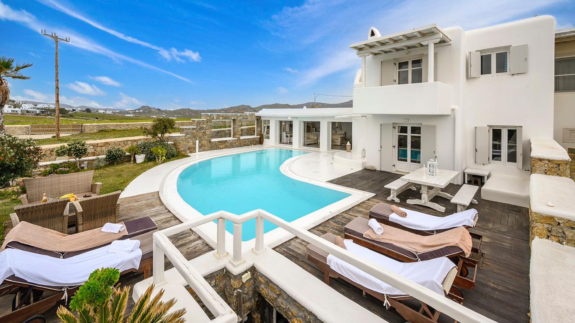 luxury white villa mykonos - rentals in mykonos 1