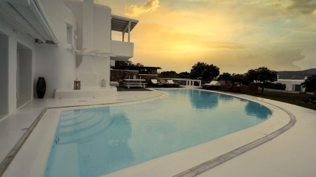 white villa mykonos - villas mykonos rent